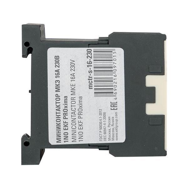  Мини-контактор МКЭ 16А кат. 230В AC 1НО PROxima EKF Mctr-s-16-230 фото в каталоге от BTSprom.by