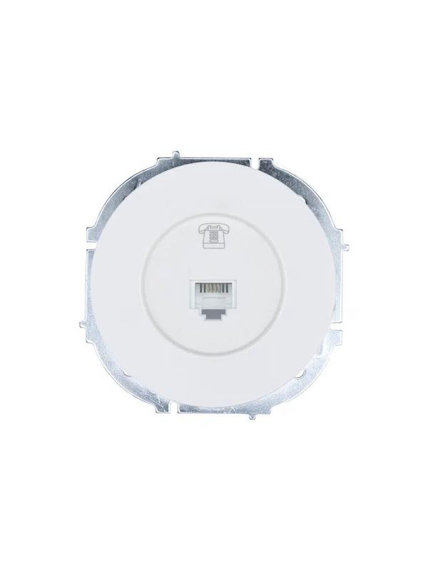 розетка телефонная сп osen rj11 евро механизм белая lezard 743-0288-137 от BTSprom.by
