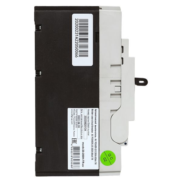  Выключатель автоматический 200А 80кА AV POWER-2/3 TR AVERES EKF mccb-23-200H-TR-av фото в каталоге от BTSprom.by