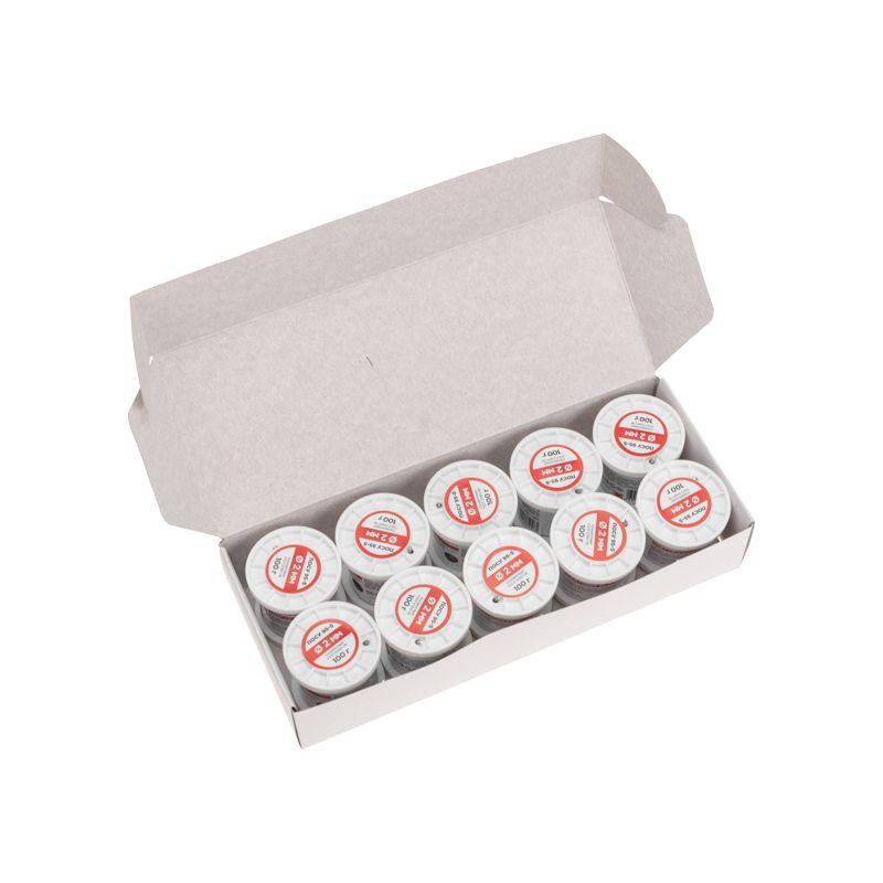  Припой ПОСу 95-5 100г d2мм (олово 95% сурьма 5%) бессвинцовый ГОСТ 21931-76 катушка Rexant 09-3513 фото в каталоге от BTSprom.by