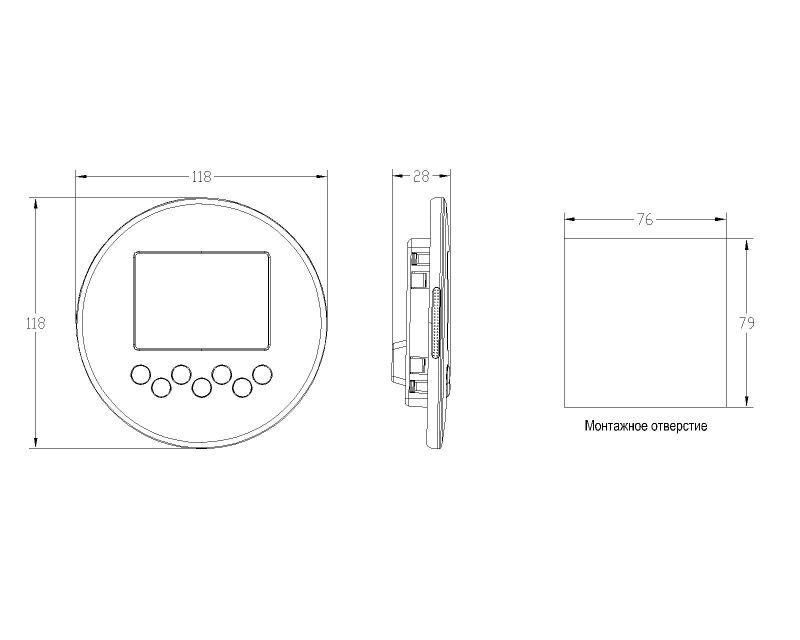  Кронштейн для крепления панели оператора STV630 на дверце шкафа SE SEOP-1223 фото в каталоге от BTSprom.by