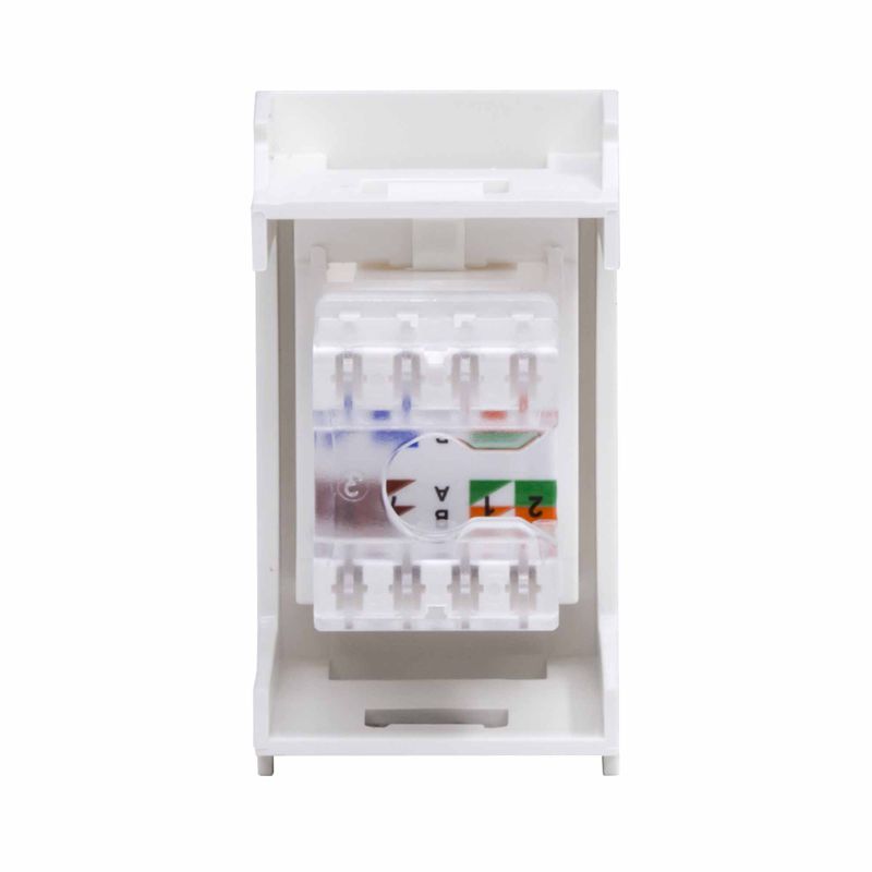  Розетка компьютерная 1-м 1мод. Viva RJ45 кат.6 бел. DKC 45058 фото в каталоге от BTSprom.by