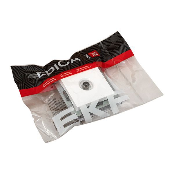  Розетка телевизионная TV 1-м СП Эпика механизм бел. EKF UP1-SOW-TV-1 фото в каталоге от BTSprom.by