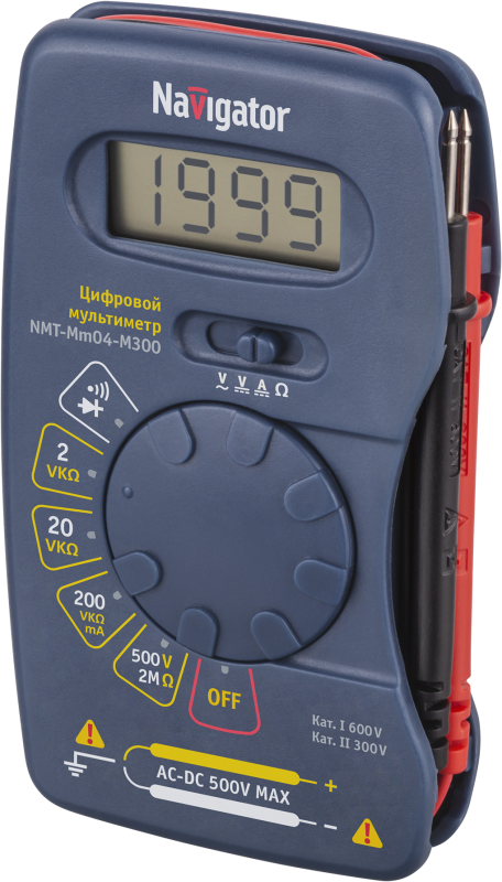 мультиметр 93 589 nmt-mm04-m300 (m300) navigator 93589 от BTSprom.by
