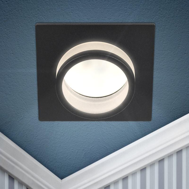 светильник встраиваемый алюм. kl88 bk mr16/gu5.3 черн. эра б0054355 от BTSprom.by