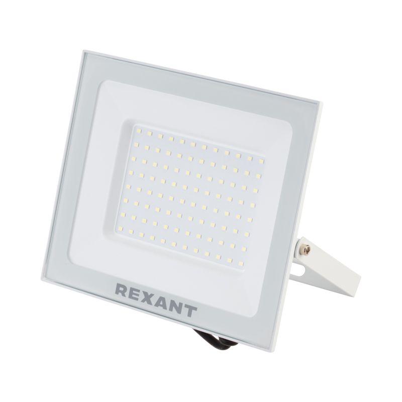 прожектор сдо 100вт 8000лм 5000к бел. корпус rexant 605-027 от BTSprom.by