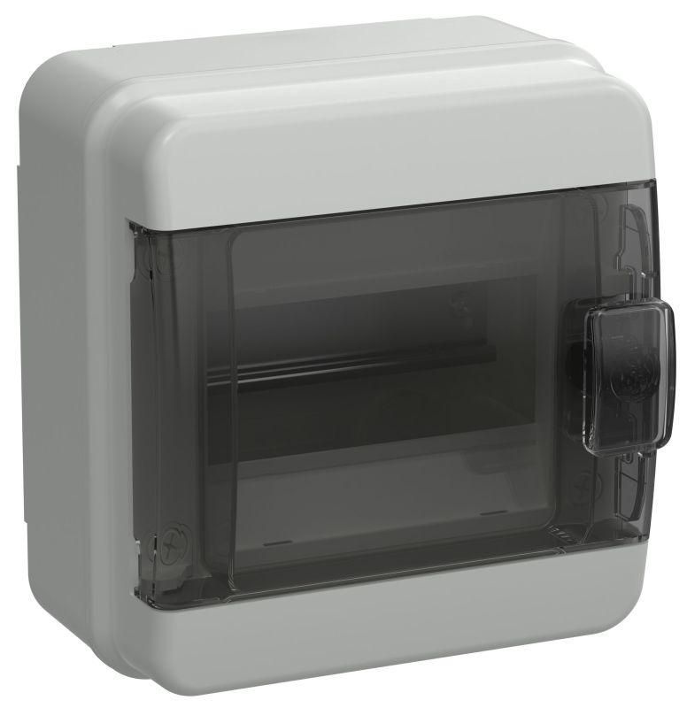 корпус кмпн-6 tekfor ip65 черн. прозр. дверь пластик. iek tf5-kp72-n-06-65-k03-k02 от BTSprom.by
