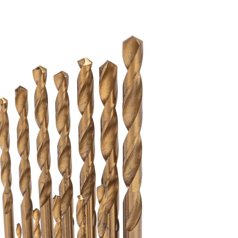  Набор сверл по металлу 1.5-6.5мм (через 0.5мм; 3.2мм; 4.8мм) HSS ТИТАН шестигранный хвостовик (уп.13шт) Kranz KR-91-0622 фото в каталоге от BTSprom.by