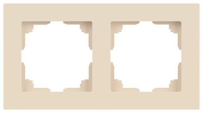 рамка 2-м сп accent 6-502-02 сл. кость intro б0063752 от BTSprom.by