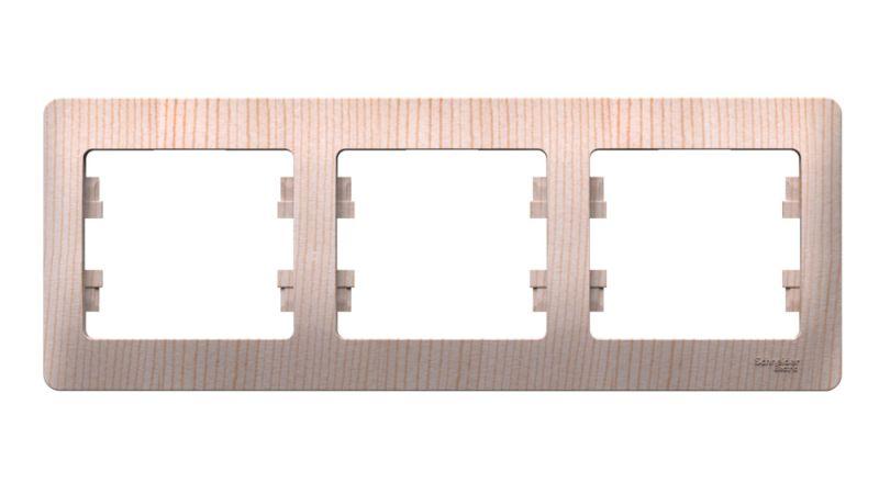 рамка 3-м glossa горизонт. сосна se gsl001503 от BTSprom.by