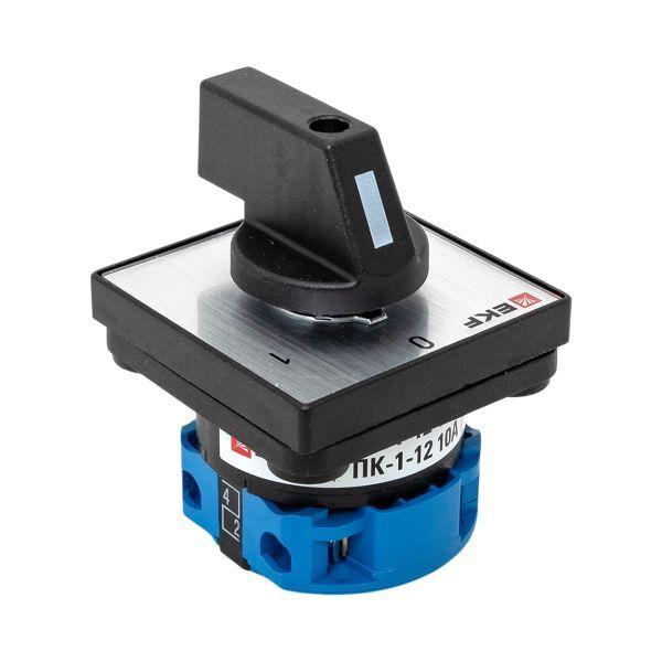  Переключатель кулачковый ПК-1-12 2П 10А "0-1" EKF pk-1-12-10 фото в каталоге от BTSprom.by