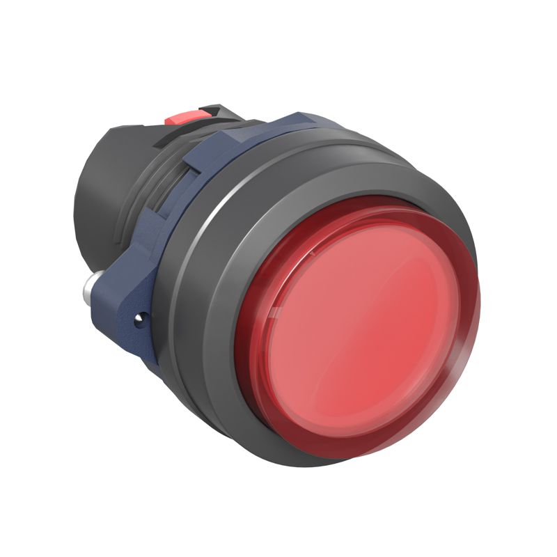 головка кнопки выпуклая прозрачная с фиксацией красн. dkc m22p-cllrp от BTSprom.by