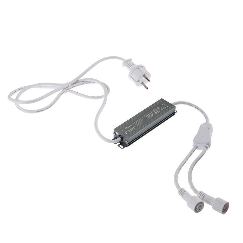 трансформатор 230в - 24в 60вт алюм. корпус провод бел. каучук neon-night 531-312 от BTSprom.by