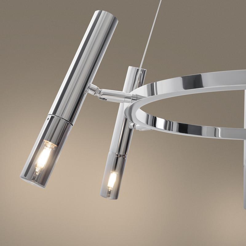  Светильник Match 60Вт G9х6 IP20 подвесной Freya FR6109PL-06CH фото в каталоге от BTSprom.by