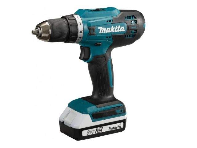 аккум. шуруповерт makita df488d002 в кейсе (18.0 в, 2 акк., 1.5 а/ч li-ion, 2 скор., 42 нм, шурупы до 13 мм) от BTSprom.by