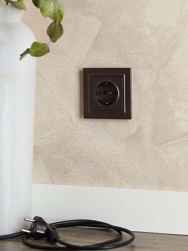  Рамка 1-м IP44 BRITE РУ-1-БрТБ-44 бронза IEK BR-M12-44-K45 фото в каталоге от BTSprom.by