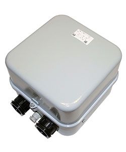 пускатель электромагнитный пм12-063111 у2 в 63а 220в/50гц 2но+2нз ip54 нереверсивный без реле в корпусе без кнопок электротехник et000153 от BTSprom.by