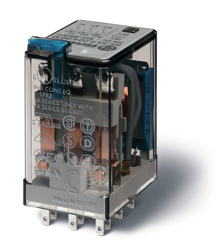 реле миниатюрное универсальное электромеханич. монтаж в розетку 3co 10а agni 240в ac rti опции: нет finder 553382400000 от BTSprom.by