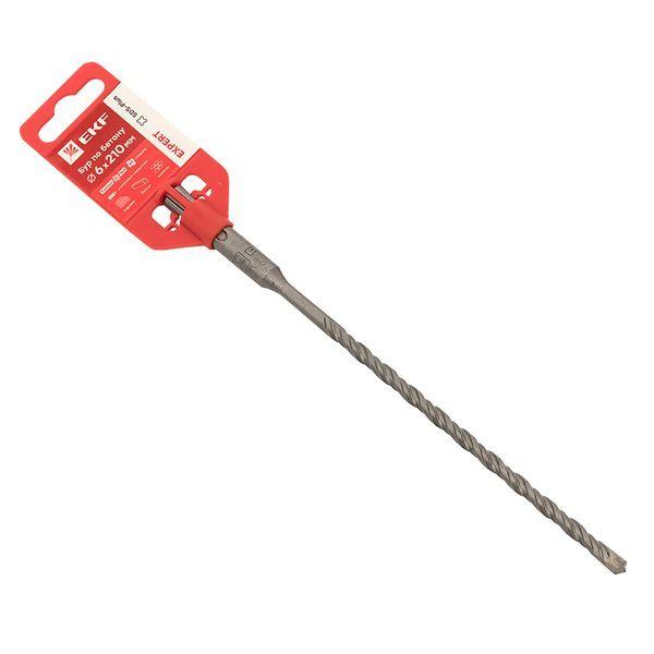 бур по бетону sds-plus 6х210мм 4 резца 4s спираль expert ekf db-6-210-4x4 от BTSprom.by