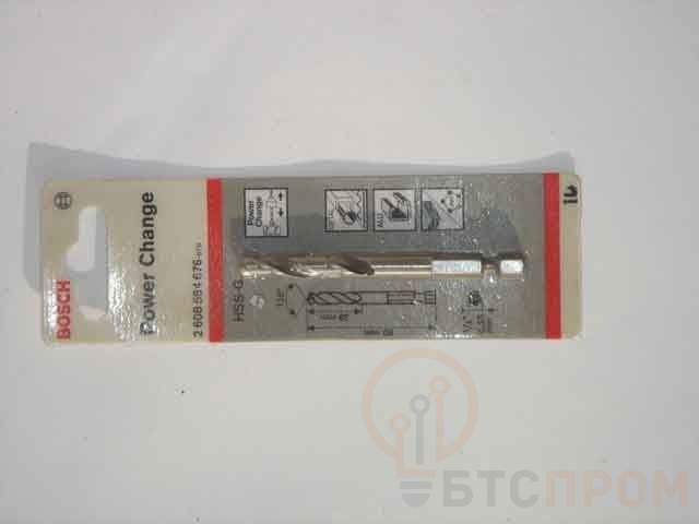 Центр. сверло для коронок 7.15х80 мм HSS-G BOSCH 2608584676 фото в каталоге от BTSprom.by  Центр. сверло для коронок 7.15х80 мм HSS-G BOSCH 2608584676 фото в каталоге от BTSprom.by