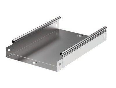 Лоток листовой неперфорированный 400х50 L2000 сталь 1мм цинк-ламель DKC 35016ZL от BTSprom.by