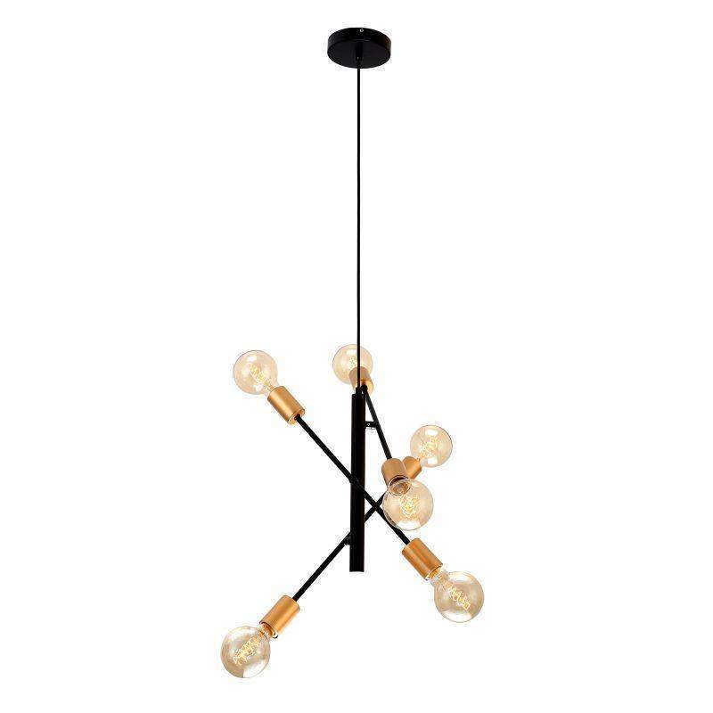 люстра kerstin 5078-308 6хe27 40вт лофт-кантри rivoli б0052463 от BTSprom.by