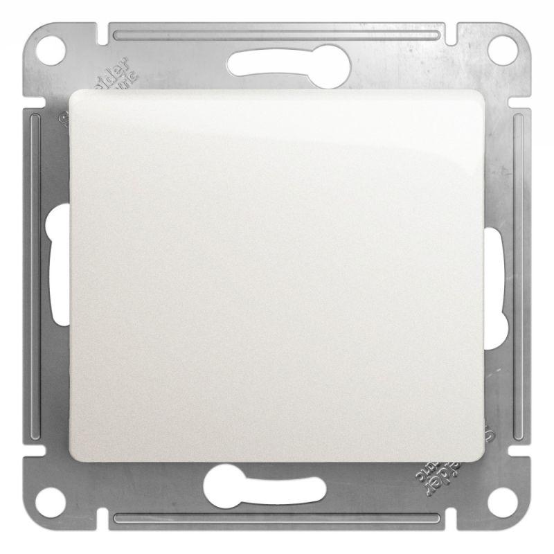  Кнопка нажимная 1-кл. СП Glossa 10А IP20 (сх. 1) 10AX механизм перламутр SE GSL000615 фото в каталоге от BTSprom.by