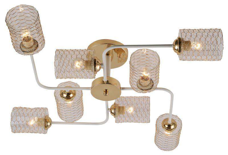 люстра tristessa 3132-308 8хe27 40вт модерн rivoli б0054893 от BTSprom.by