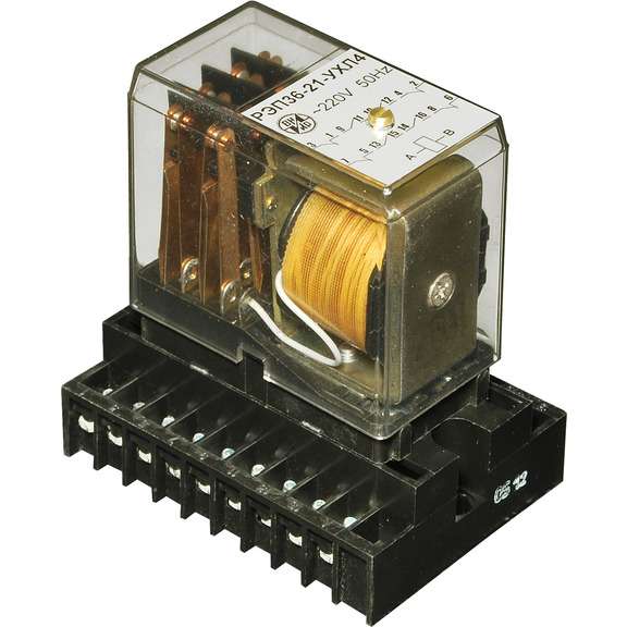 реле промежуточное рэп-36-21 100в ac 4/4 задн. присоед. вниир a8120-t20807147 от BTSprom.by