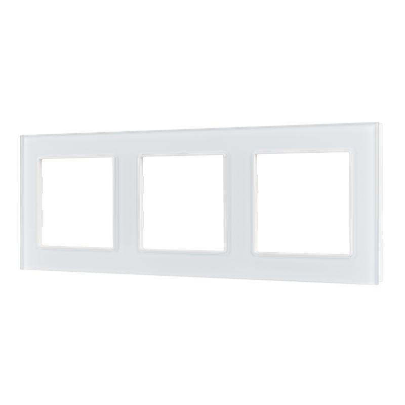 рамка стеклянная frm-glare-gs-3-wh arlight 043799 от BTSprom.by