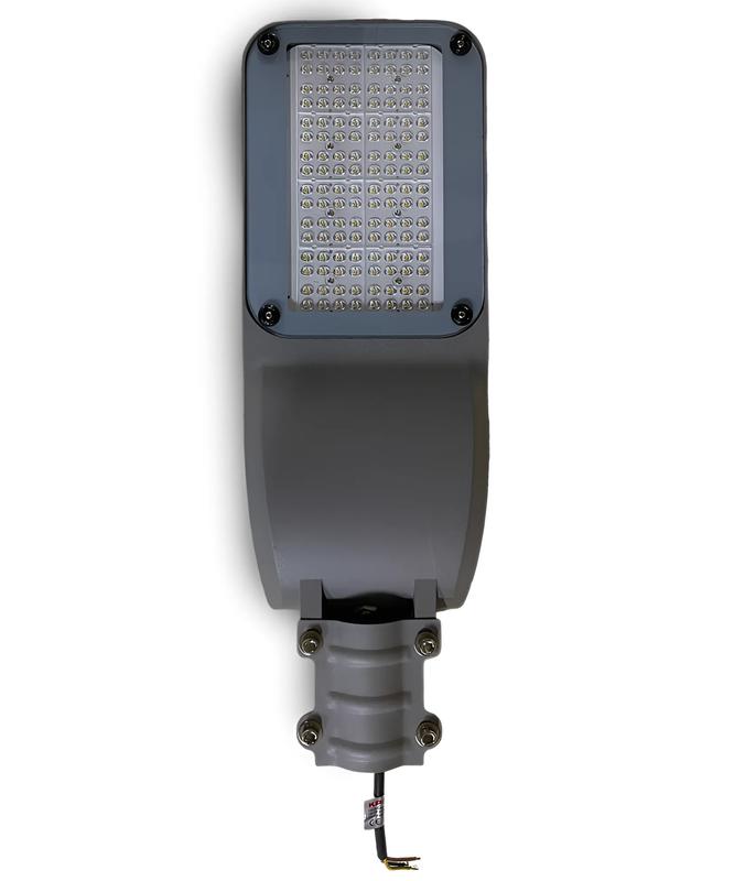 светильник светодиодный дку 100вт 5000к ip67 14000лм 85-265в 375х150х65мм уличный с регулир. драйвером kraso f-b100 от BTSprom.by