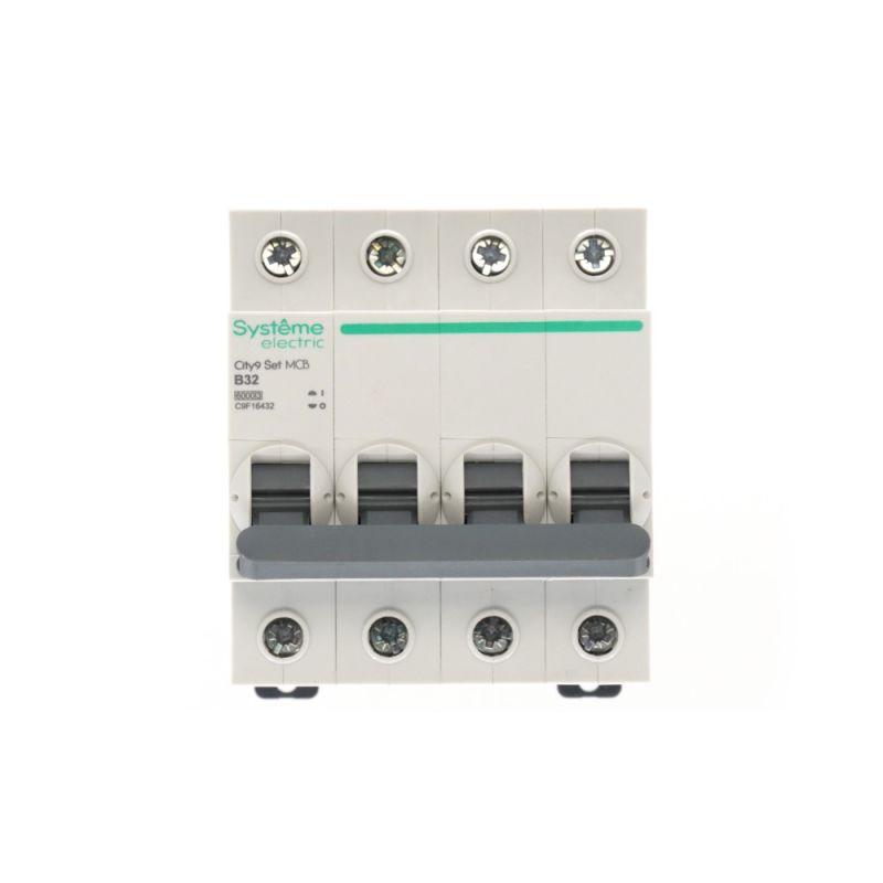  Выключатель автоматический 4п City9 Set (АВ) B 32А 6кА 400В SE C9F16432 фото в каталоге от BTSprom.by