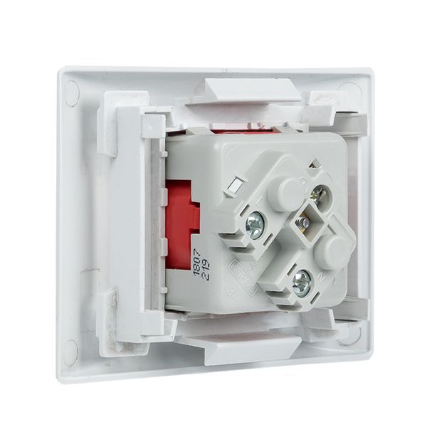  Розетка 45х45 PRO 45град. с заземл. красн. EKF E6MR16-028-70-45 фото в каталоге от BTSprom.by