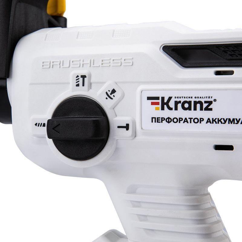  Перфоратор аккумуляторный SDS-plus 2.2Дж 1х4А.ч в кейсе Kranz KR-PT-120 фото в каталоге от BTSprom.by