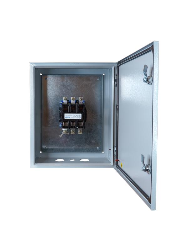 пускатель электромагнитный пм12-180110 у2 в 220в 2з+2р 180а нереверс. б/реле в корпусе 500х400х220 без кнопок ip54 электротехник et124744 от BTSprom.by