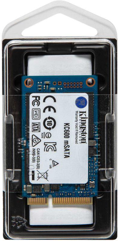 накопитель твердотельный skc600ms/512g skc600 512gb 3d tlc msata r/w 550/520mb/s 300tbw kingston 1000612616 от BTSprom.by