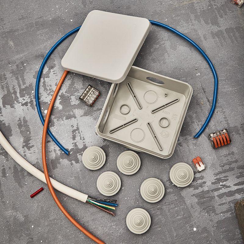  Коробка распаячная ОП 100х100х50мм IP55 Rexant 28-3056 фото в каталоге от BTSprom.by