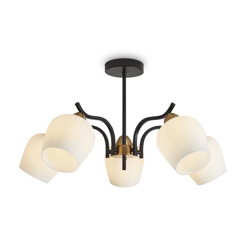 люстра shadow 60вт e27х5 ip20 freya fr5422pl-05bz от BTSprom.by