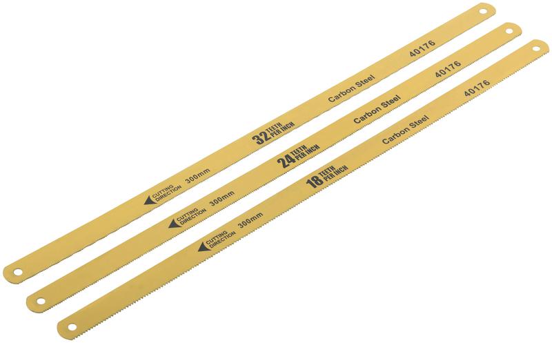 Полотна ножовочные пометаллу односторонние 300мм набор 6шт на подвесе (18ТPI+24ТPI+32ТPI) (уп.6шт) FIT 40176 фото в каталоге от BTSprom.by
