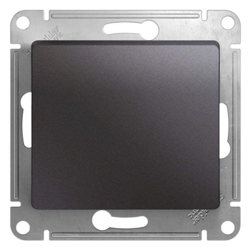 кнопка нажимная 1-кл. сп glossa 10а ip20 (сх. 1) 10ax механизм графит se gsl001315 от BTSprom.by