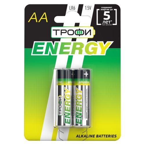 элемент питания алкалиновый aa/lr6 lr6-2bl eco (блист.2шт) трофи б0017045 от BTSprom.by