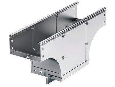 ответвитель для лотка т-образ. верт. универс. tds осн. 150 н80 в комплекте с крепеж. эл. цинк-ламель dkc 37163kzl от BTSprom.by