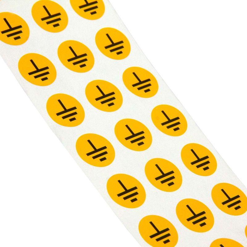 знак "заземление" d10мм круг винил (рул.) dkc sl-d10-pe от BTSprom.by