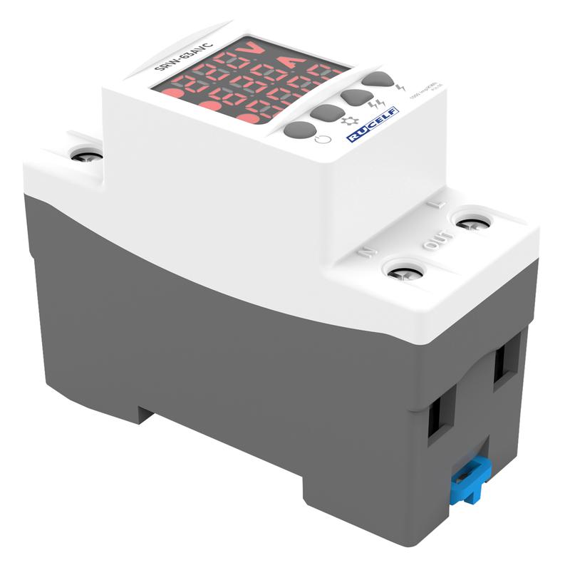  Реле напряжения и тока со счетчиком RUCELF SRW-63AVC фото в каталоге от BTSprom.by