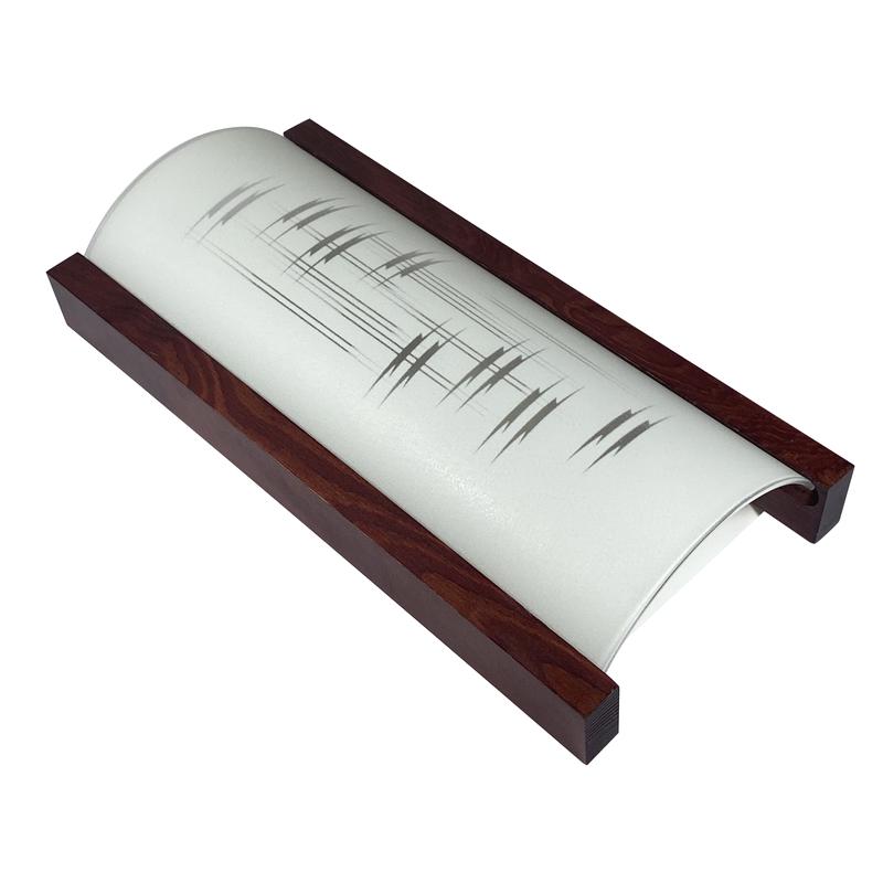  Светильник НББ 01-2х60-504 "Карелия" 370х180х66 "Элегант" матов./вишня (инд. упак.) Элетех 1005206029 фото в каталоге от BTSprom.by