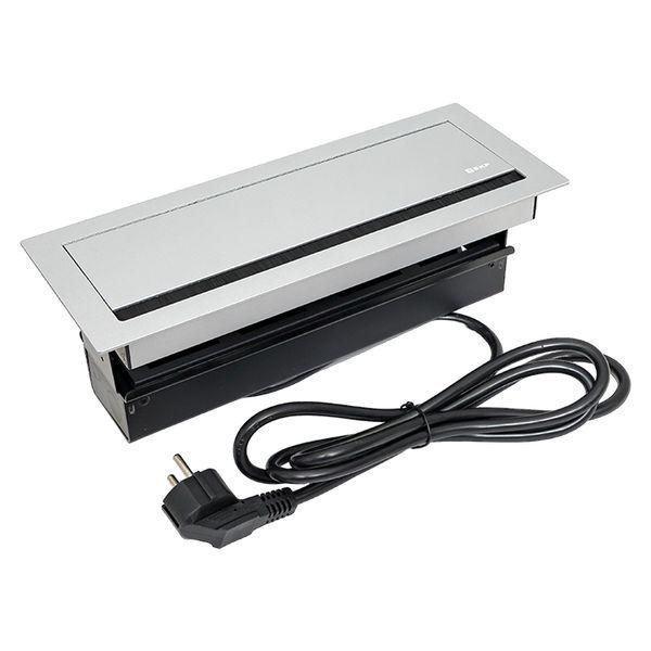  Лючок встраиваемый настольный 8 модулей C-Line EKF cl-vnl-8-s фото в каталоге от BTSprom.by