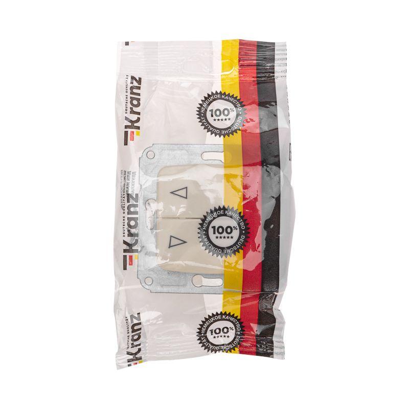  Выключатель для жалюзи 2-кл. СП DEA 10А механизм беж. Kranz KR-78-0239 фото в каталоге от BTSprom.by