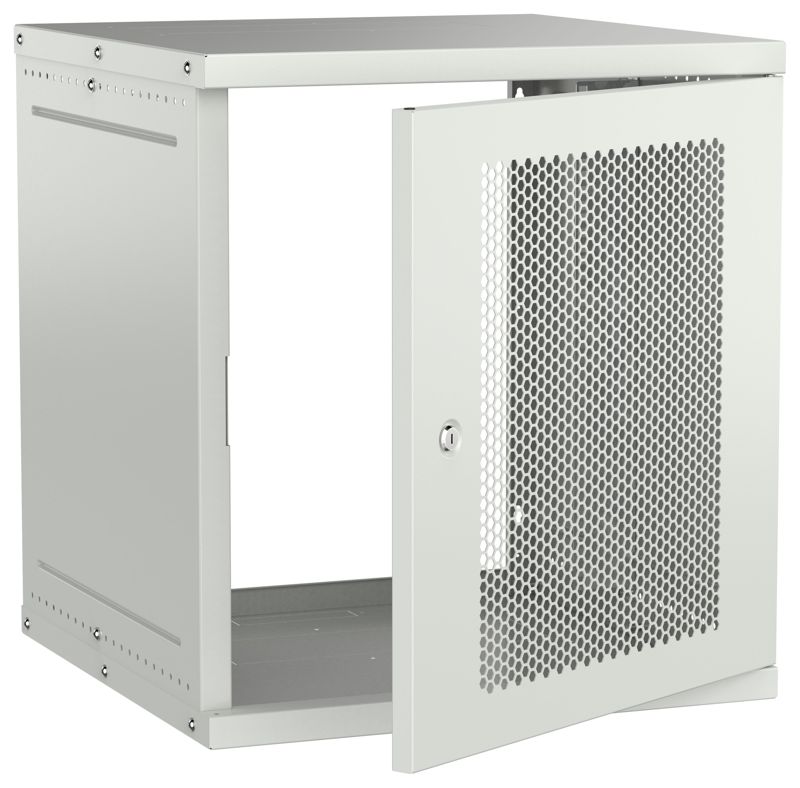 шкаф настенный 12u 600х600мм дверь перфорир. сер. generica lwe3-12u66-pf-g от BTSprom.by