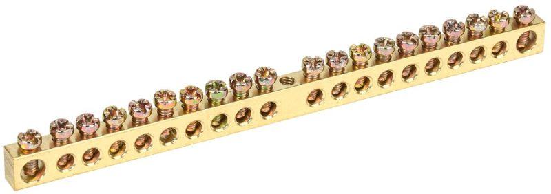 шина pen "земля-ноль" 6х9мм 20/1 (20групп/крепеж по центру) iek ynn10-20-100 от BTSprom.by шина pen "земля-ноль" 6х9мм 20/1 (20групп/крепеж по центру) iek ynn10-20-100 от BTSprom.by