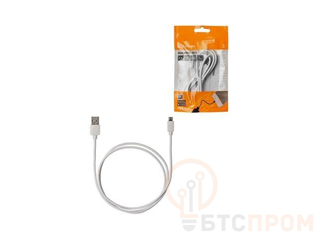 Дата-кабель, ДК 4, USB - micro USB, 1 м, белый, TDM SQ1810-0304 фото в каталоге от BTSprom.by  Дата-кабель, ДК 4, USB - micro USB, 1 м, белый, TDM SQ1810-0304 фото в каталоге от BTSprom.by